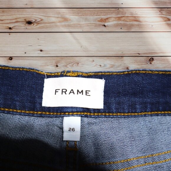 Frame Straight Cut Jeans Waist 26 - Picture 3 of 9